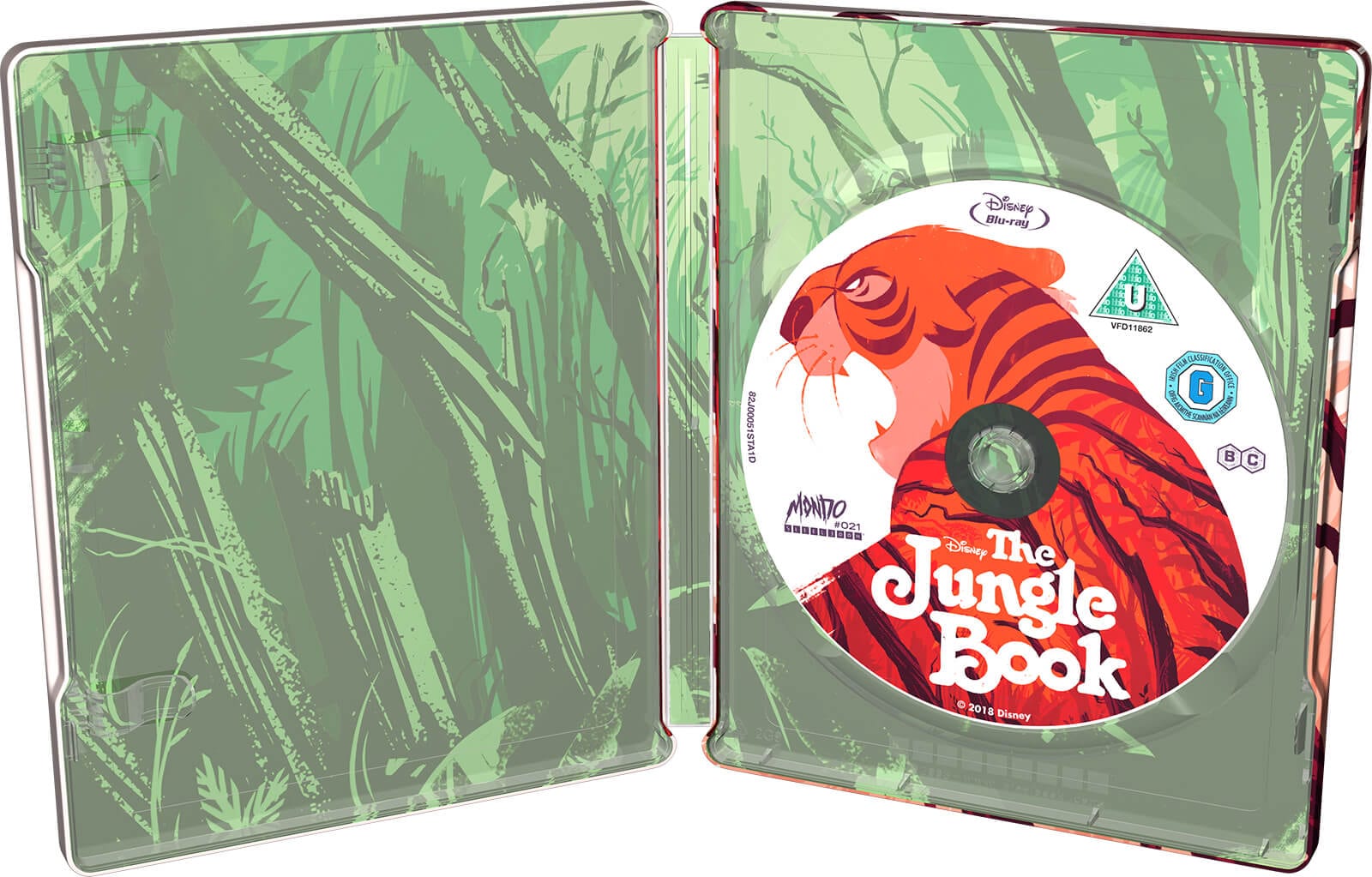 The Jungle Book (Animation) - Mondo Steelbook Zavvi Exclusive Interior