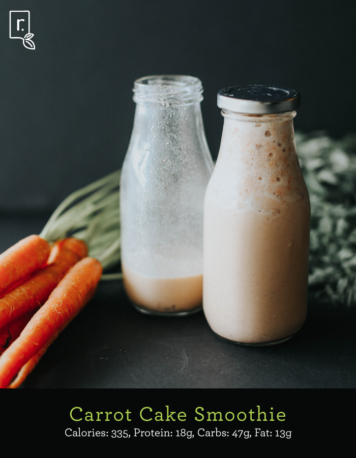 Carrot Cake Smoothie with IdealRaw Protein