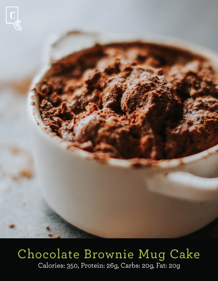 Chocolate Brownie Mug Cake |IdealRaw|