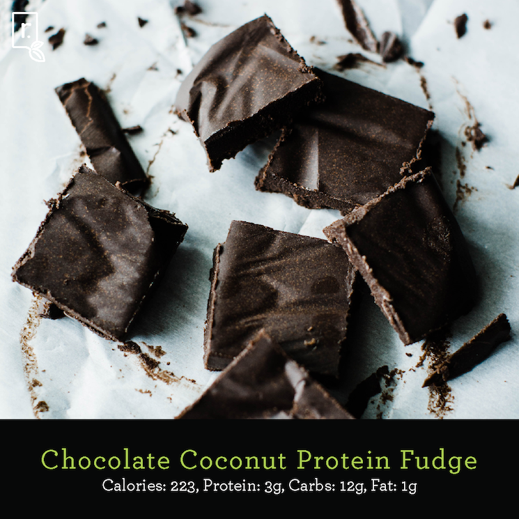 Chocolate Coconut Protein Fudge