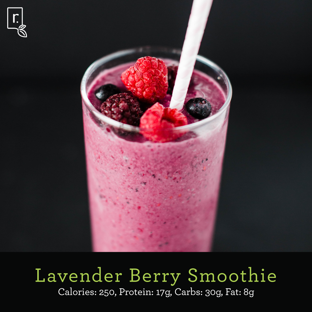 lavender berry smoothie