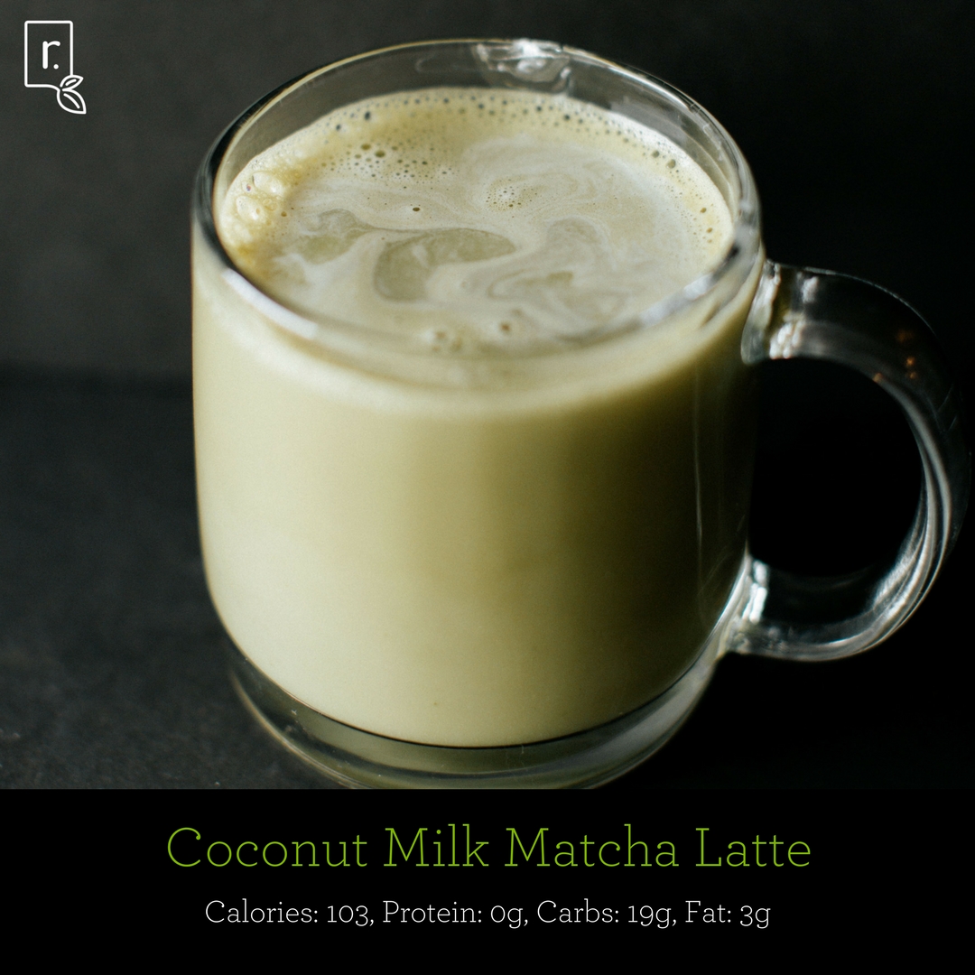 coconut milk matcha latte