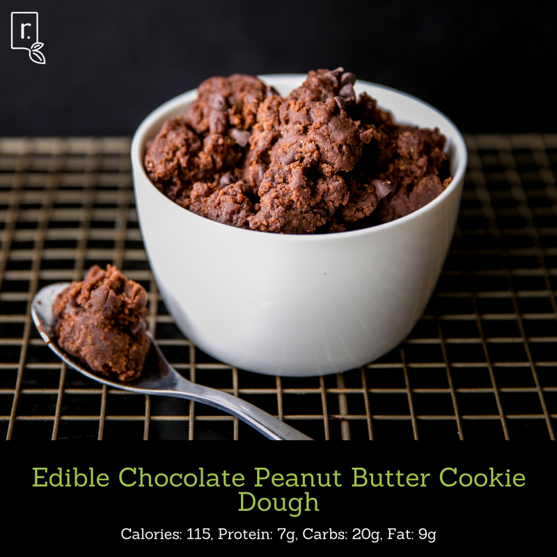 Edible chocolate peanut butter cookie dough (1)