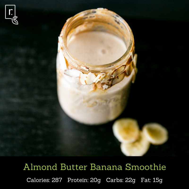 almond butter banana smoothie idealraw