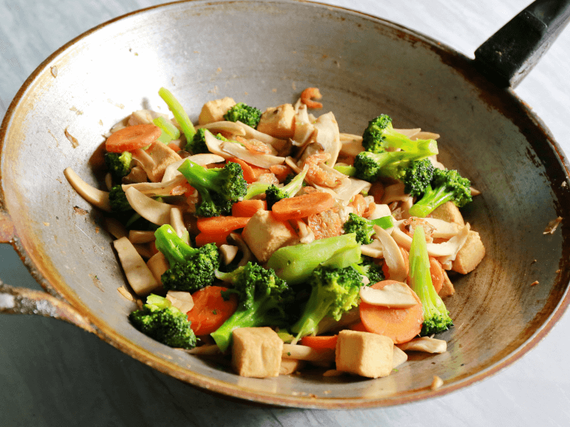 Tofu and veggies
