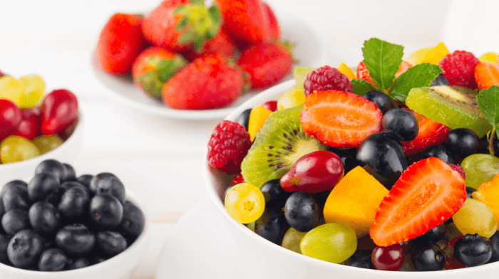 ¿Cuáles son las frutas con menos azúcar?