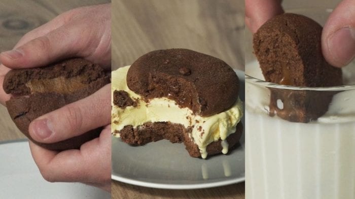 Filled protein cookie på 4 måder | Next level protein cookie