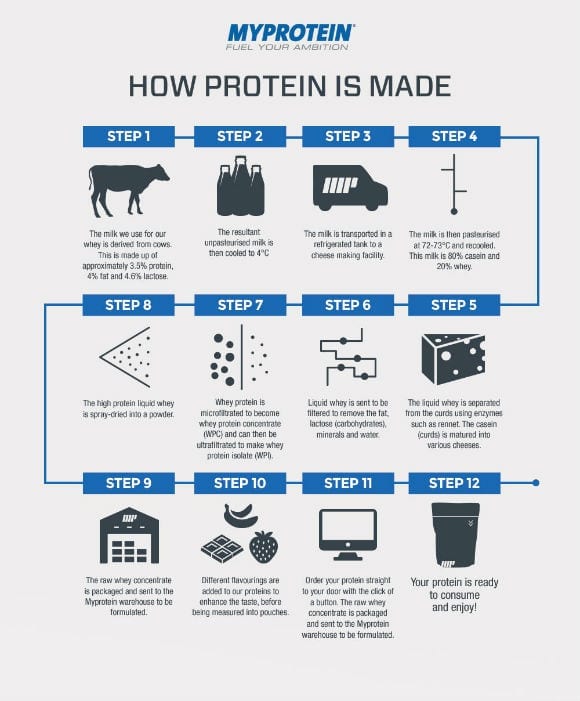 how is whey protein made