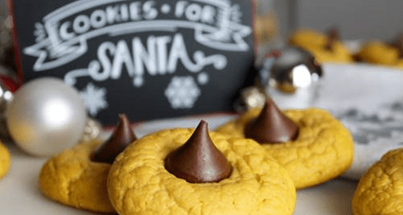 Healthy Peanut Butter Blossom Cookies | Easy Christmas Recipe