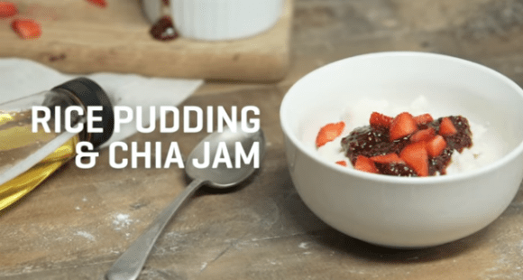 Healthy Rice Pudding And Chia Jam | Delicious Winter Warmer