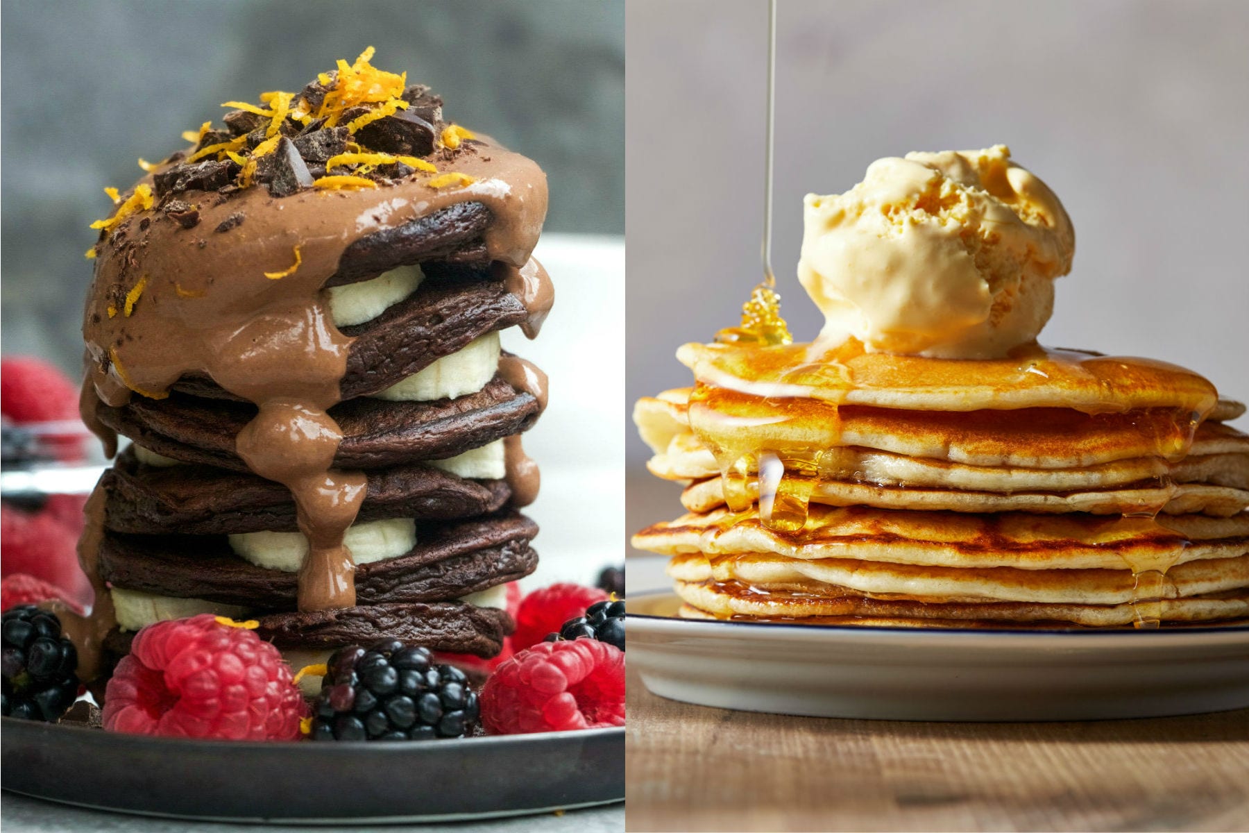 15 Recettes de Pancakes pour être Rassasié jusqu’au Déjeuner