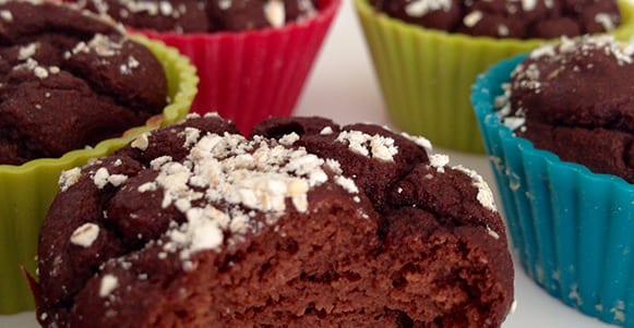 Schokoladen-Protein-Mini-Muffins