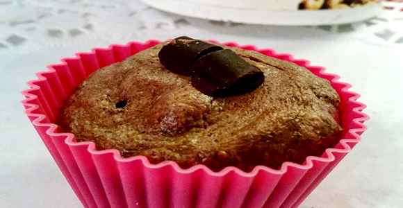 Schokoladen Brownie Muffins aus der Mikrowelle