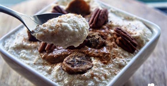 Proteinreiches Eiklar-Porridge | Eiweiss Rezepte