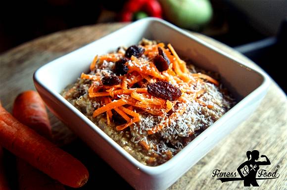 Nussiges Karottenkuchen Porridge | Gesundes Frühstücks Rezept