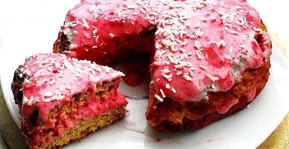 Fruchtiger Protein Kuchen | Protein Dessert