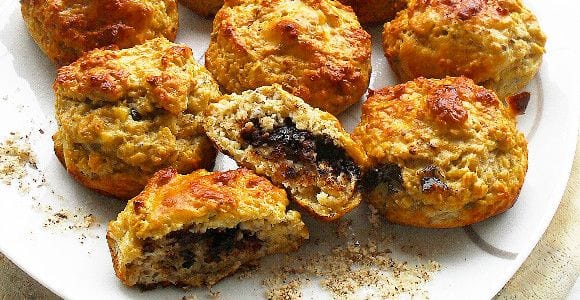 Protein Muffins mit Füllung | Leckerer Snack
