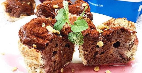 Schokoladen Protein Muffins im Toastmantel | Köstlicher Snack für Zwischendurch