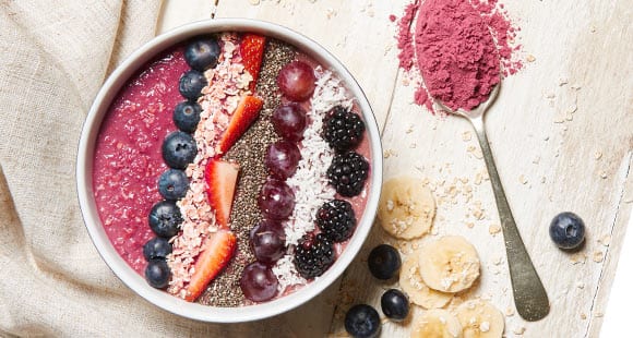 Fruchtiges Protein Porridge | Gesunde Frühstücksideen 