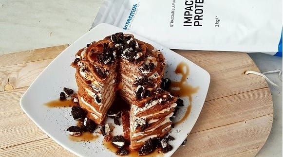 Oreo Pancake Rezept | High Protein Frühstück