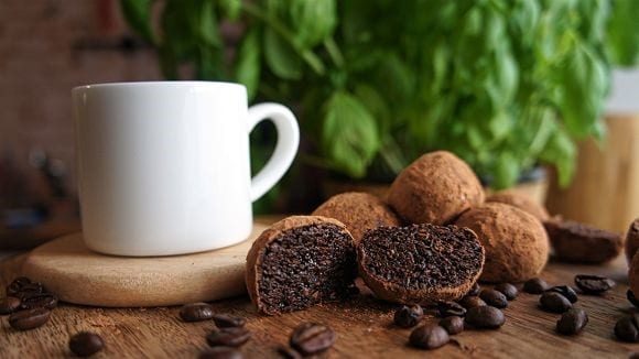 Pralinen Backen | Kaffee Haselnuss Trüffel Low Carb