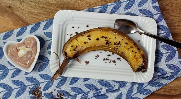 Gegrillte Banane | Gesundes Dessert | High Carb – Low Fat
