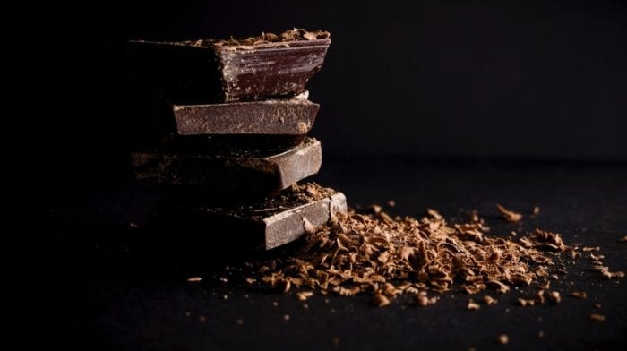 Hausgemachte Schokoladen Protein Trüffel