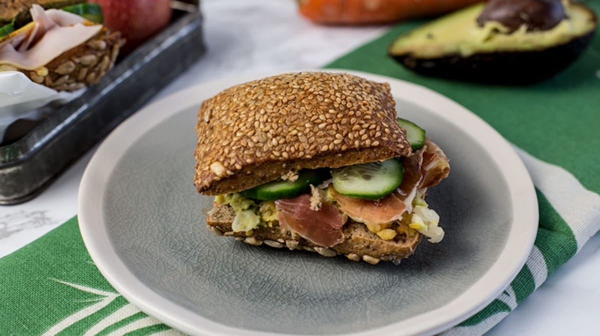 Kichererbsen Avocado Sandwich | Gesunde Meal 2 Go