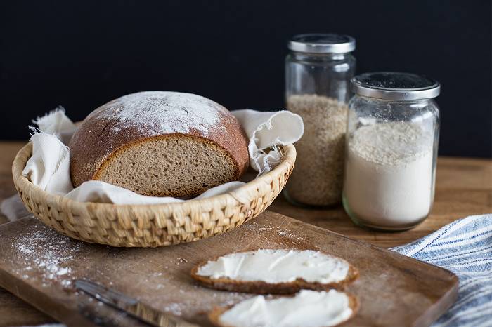 Hausgemachtes Bauernbrot - wie frisch vom Bäcker