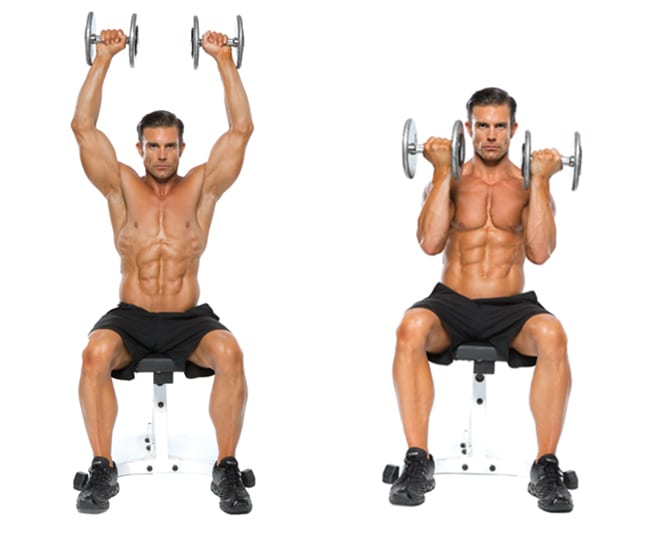 Mejores ejercicios hombros gym