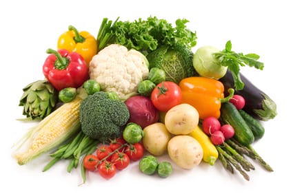variedades de verduras y hortalizas Dieta sin gluten verduras