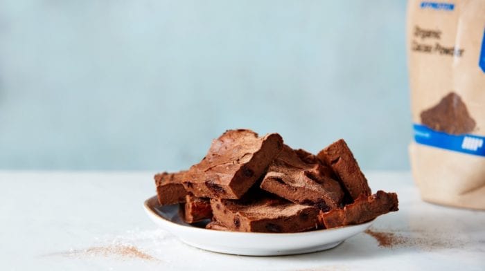 Receta de brownie proteico saludable