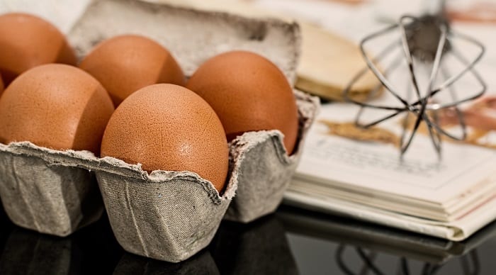 Ejemplo de menú de dieta del huevo