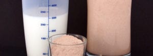 Proteine in polvere con shake