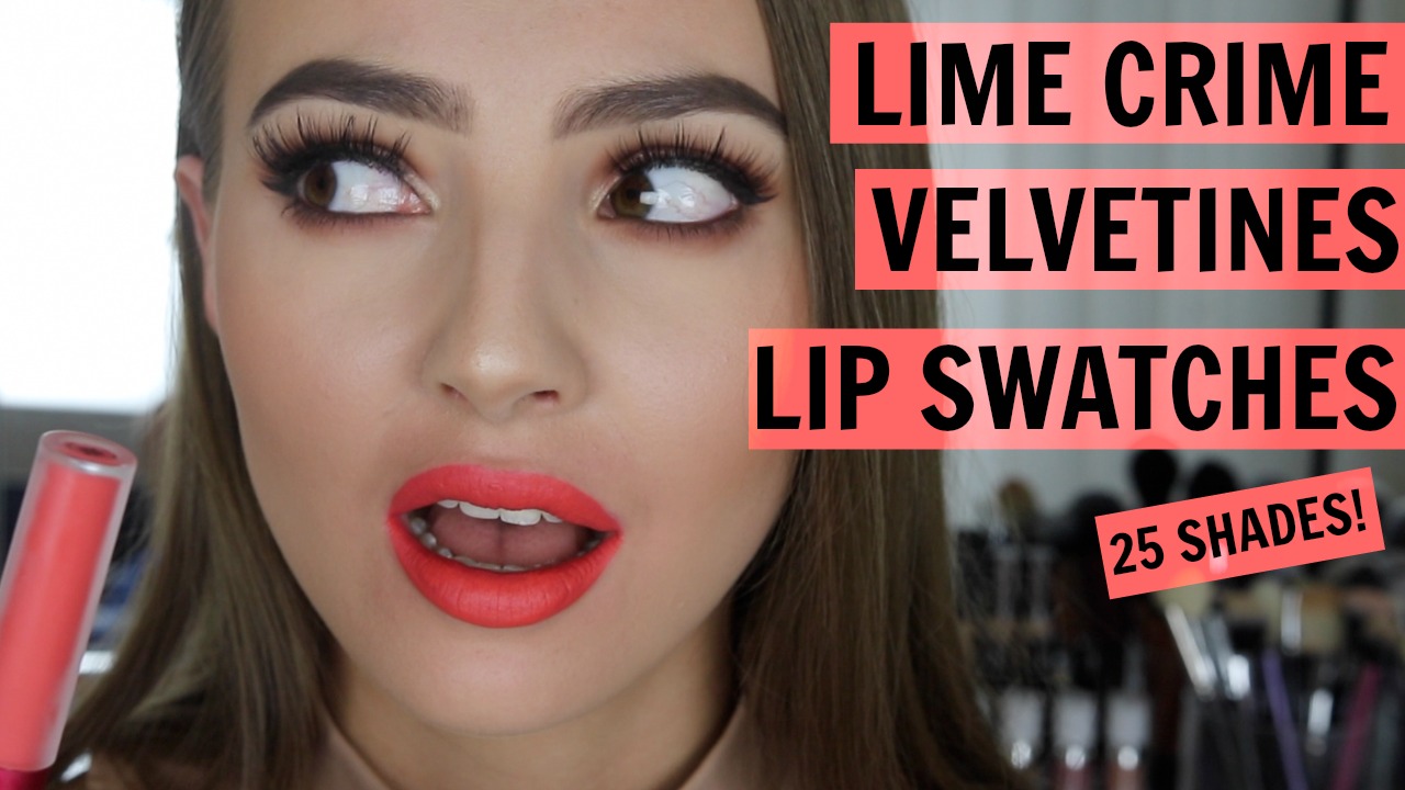 Lime Crime Lip Swatches