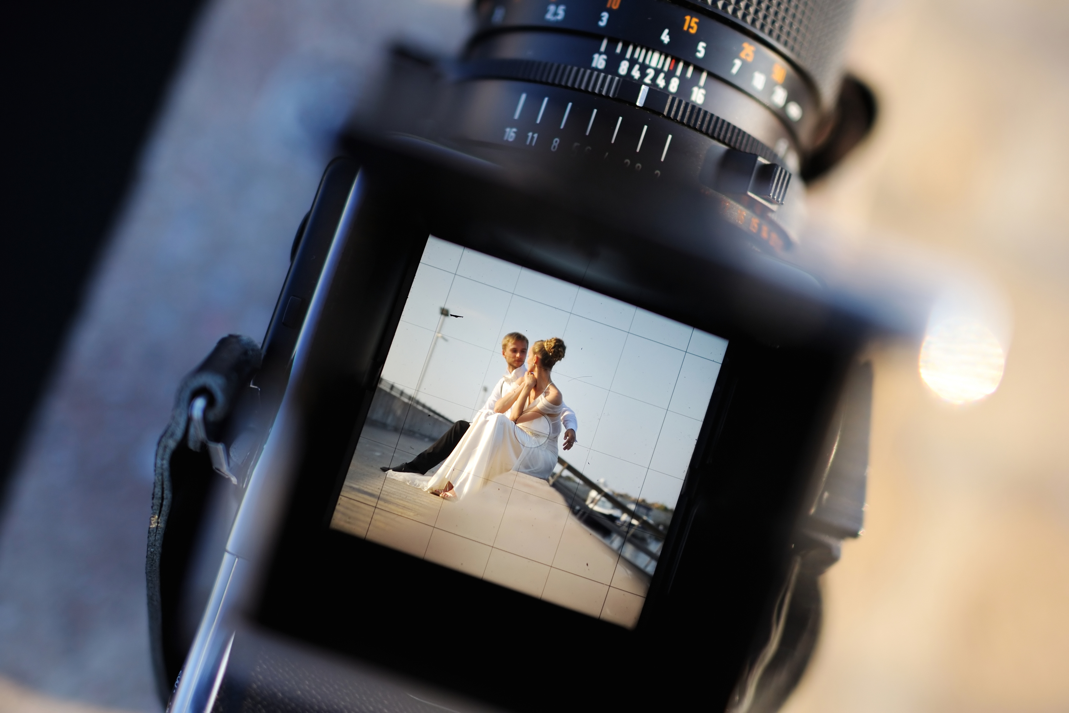 Shooting a wedding with a vintage oldschool camera