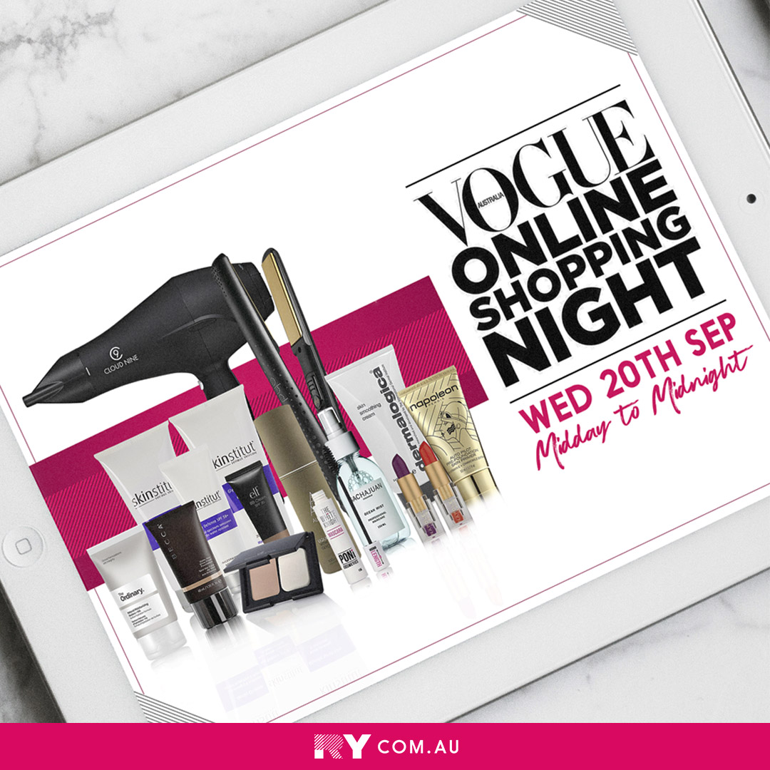 Vogue Online Shopping Night x RY tablet