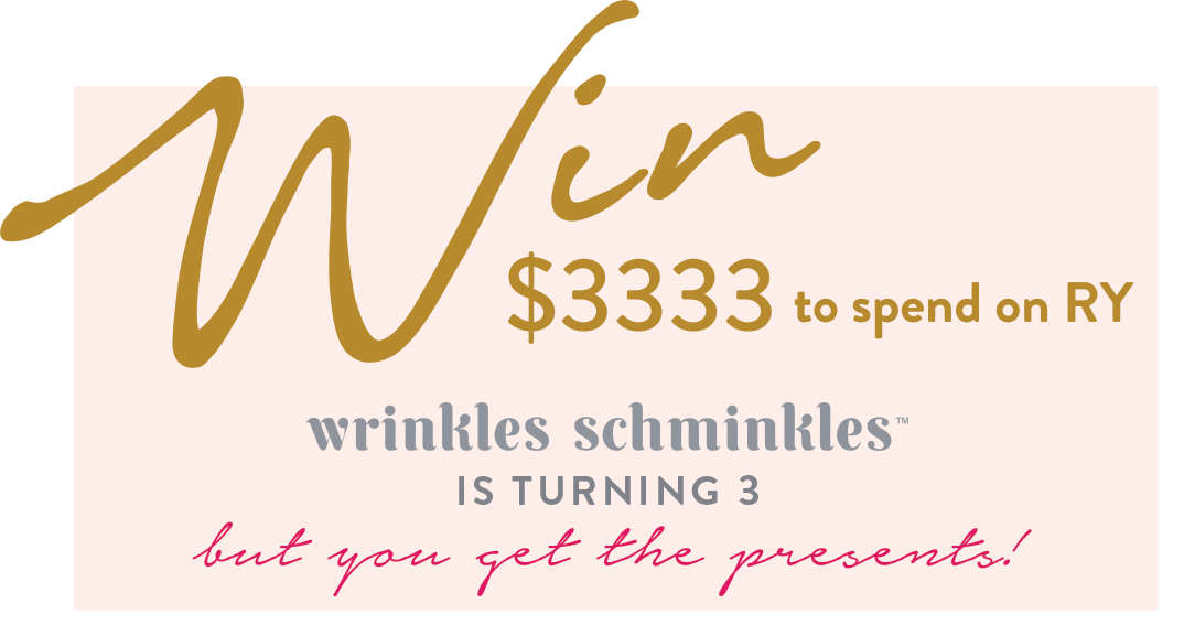 Wrinkles Schminkles X RY Third Birthday Competition win big skincare giveaway