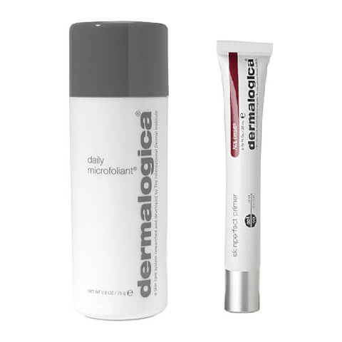 Dermalogica skincare duo Daily Microfoliant SkinPerfect Primer SPF30