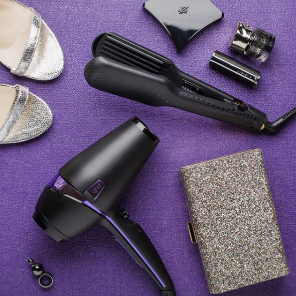 Pantone Colour of the Year beauty accessories ghd Nocturne Collection styler and dryer Ultra Violet