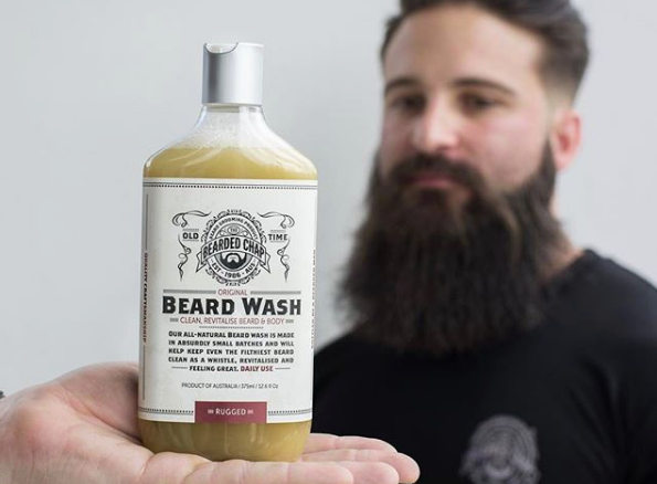 Valentine's gifts for him Bearded Chap Original Beard Wash Rugged