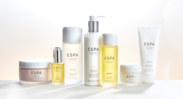 ESPA skincare Group Shot bestsellers