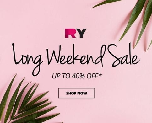 RY Long Weekend Sale 2019 | The Best Beauty Offers