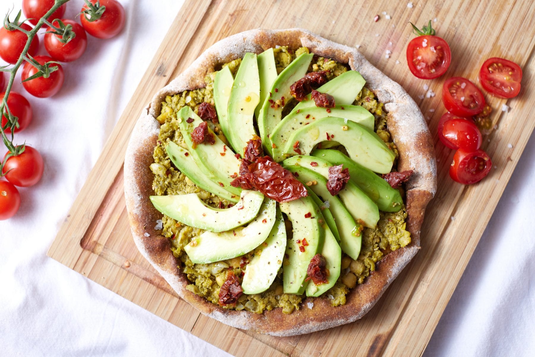 Vegan Avocado Pizza | Maaltijd in 15 minuten