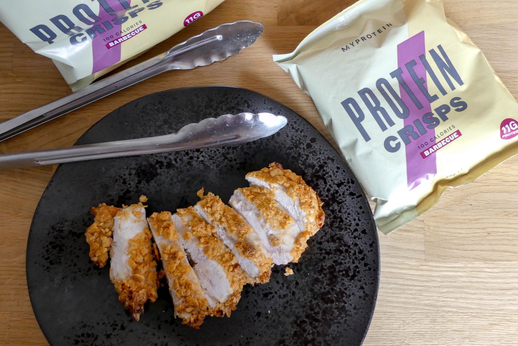 Kip in een jasje van Protein Crisps MYPROTEIN™