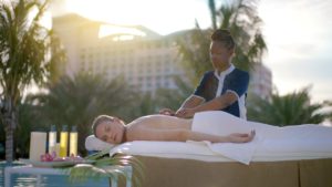 Outside spa treatment, ESPA at Baha Mar