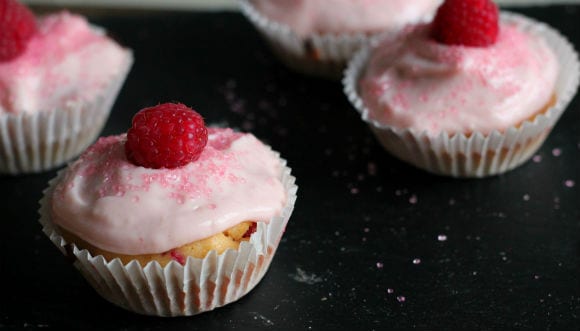 Raspberry and Lemon Protein Cupcake Recipe