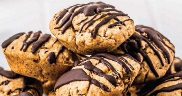 Dark Chocolate Nut Cookies