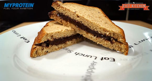 Protein Chocolate Spread Sandwich