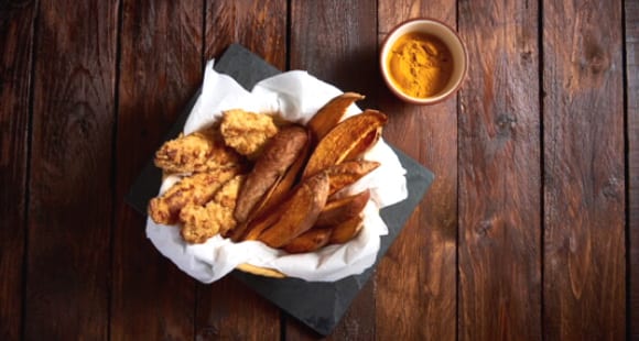 rugby world cup recipes healthy southern fried chicken and chips